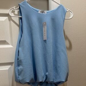 Gilli Sky Blue Sleeveless Top